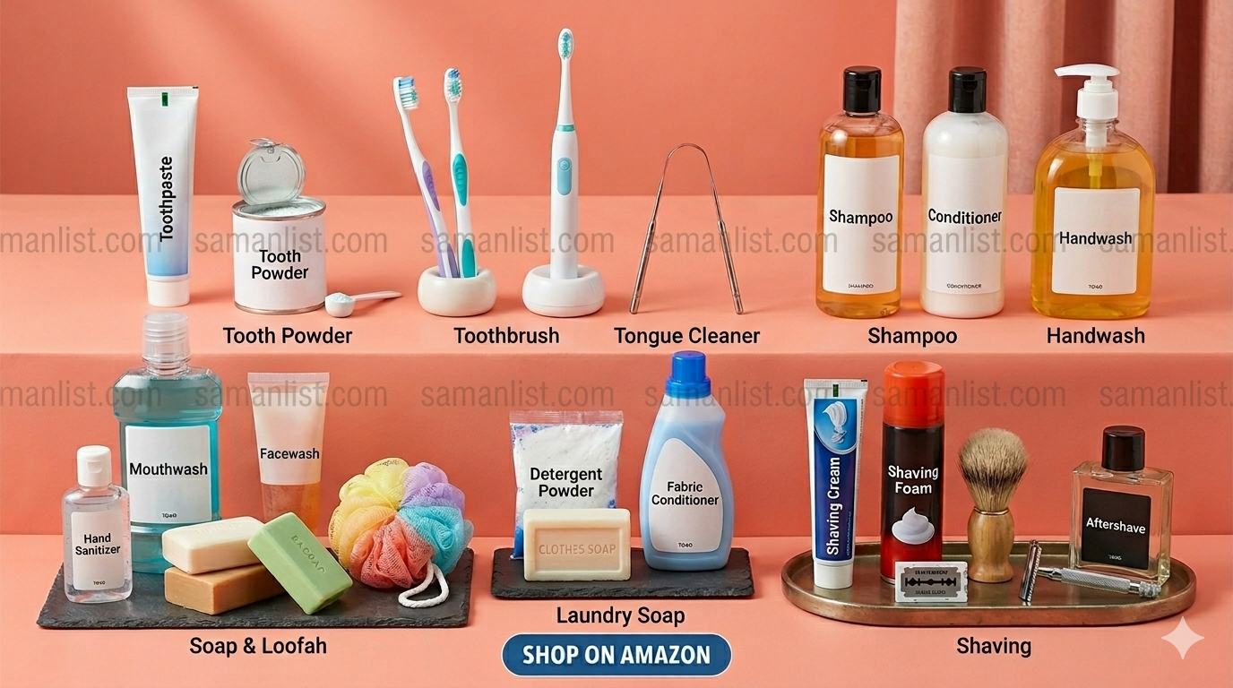 पर्सनल सफाई (Personal Safai) Saman List पर्सनल सफाई (Personal Safai) saman list items
