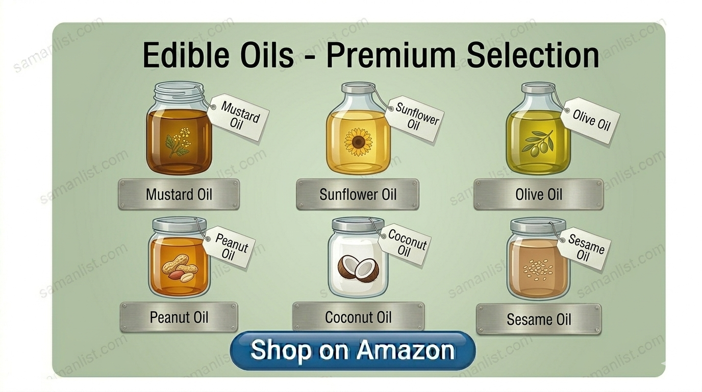 तेल (Tel) Saman List तेल (Tel) saman list items